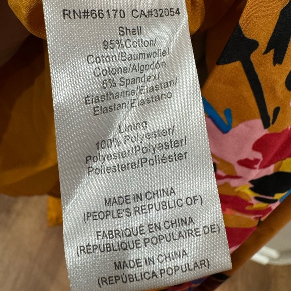 Hutch Dea floral strapless high low dress size 18W NWT - Picture 12 of 15